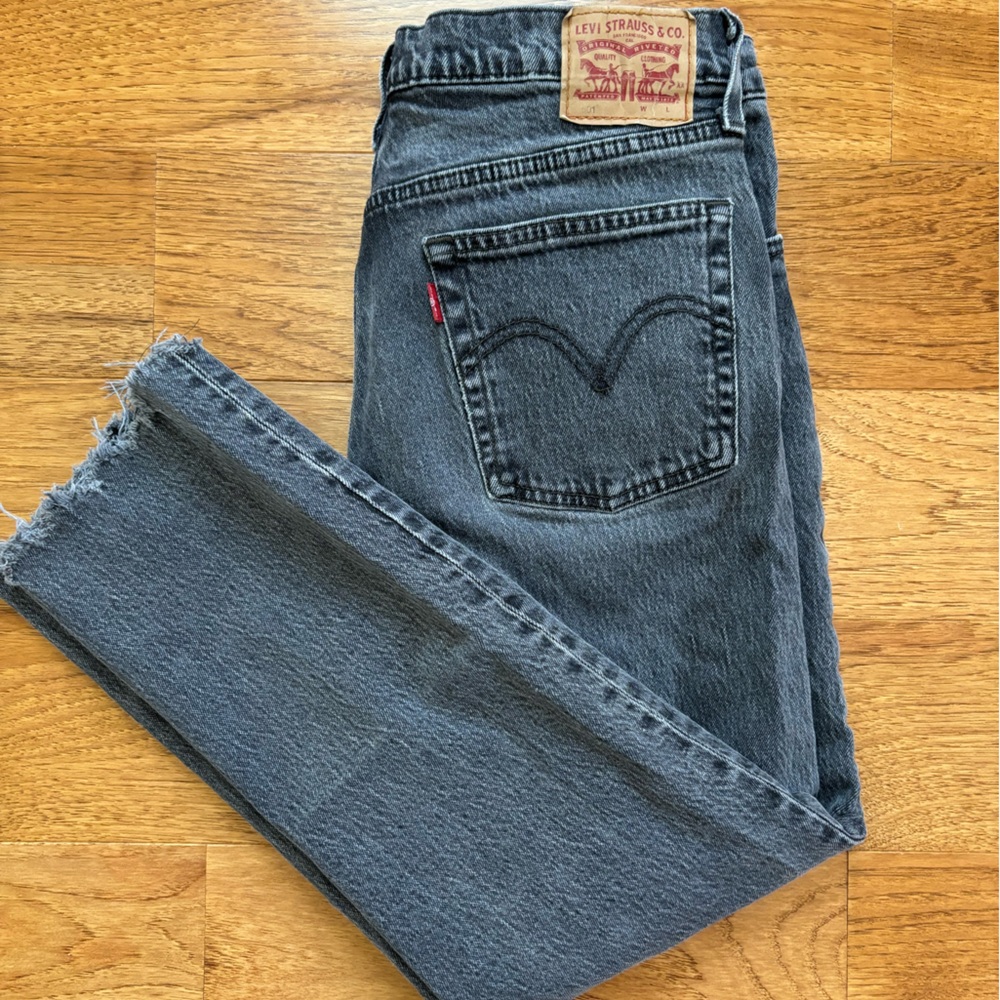 Levi 501’s Black Straight Jeans